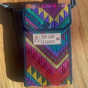 Small Handmade Guatemalan crossbody purse